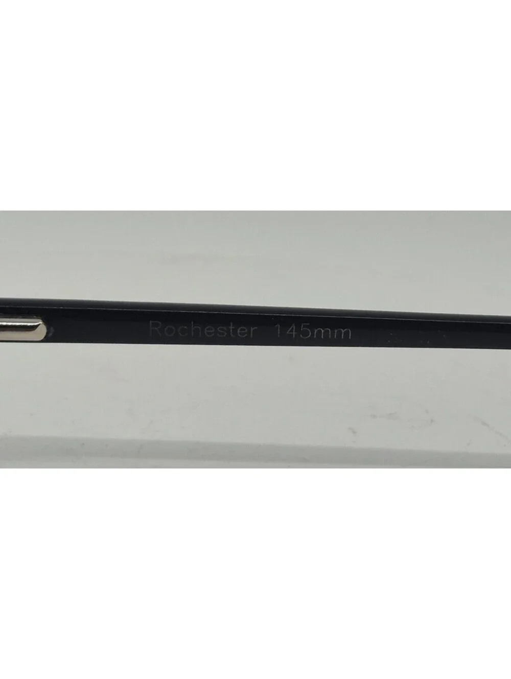 Rochester Eyeglasses Women's Black Used Rectangular Frame 145mm